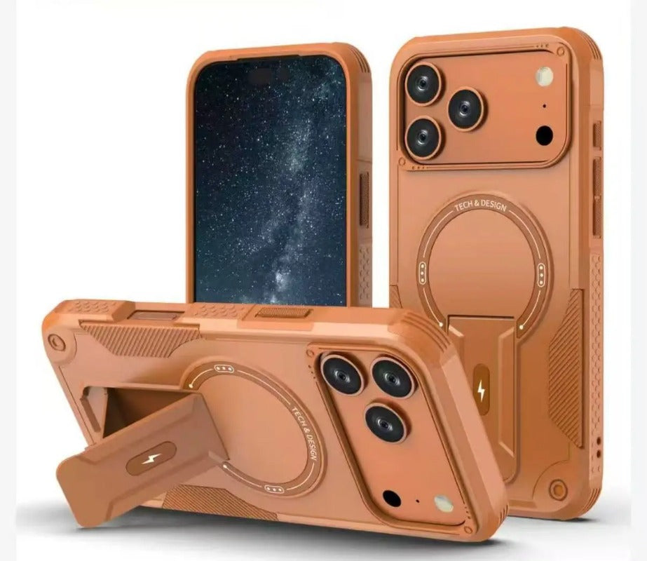 Magsafe Stand Invisible  Wireless Charging Anti-fall Case For iPhone