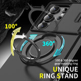 Magsafe Magnetic 360° Rotate Bracket Slide Camera Case for Samsung