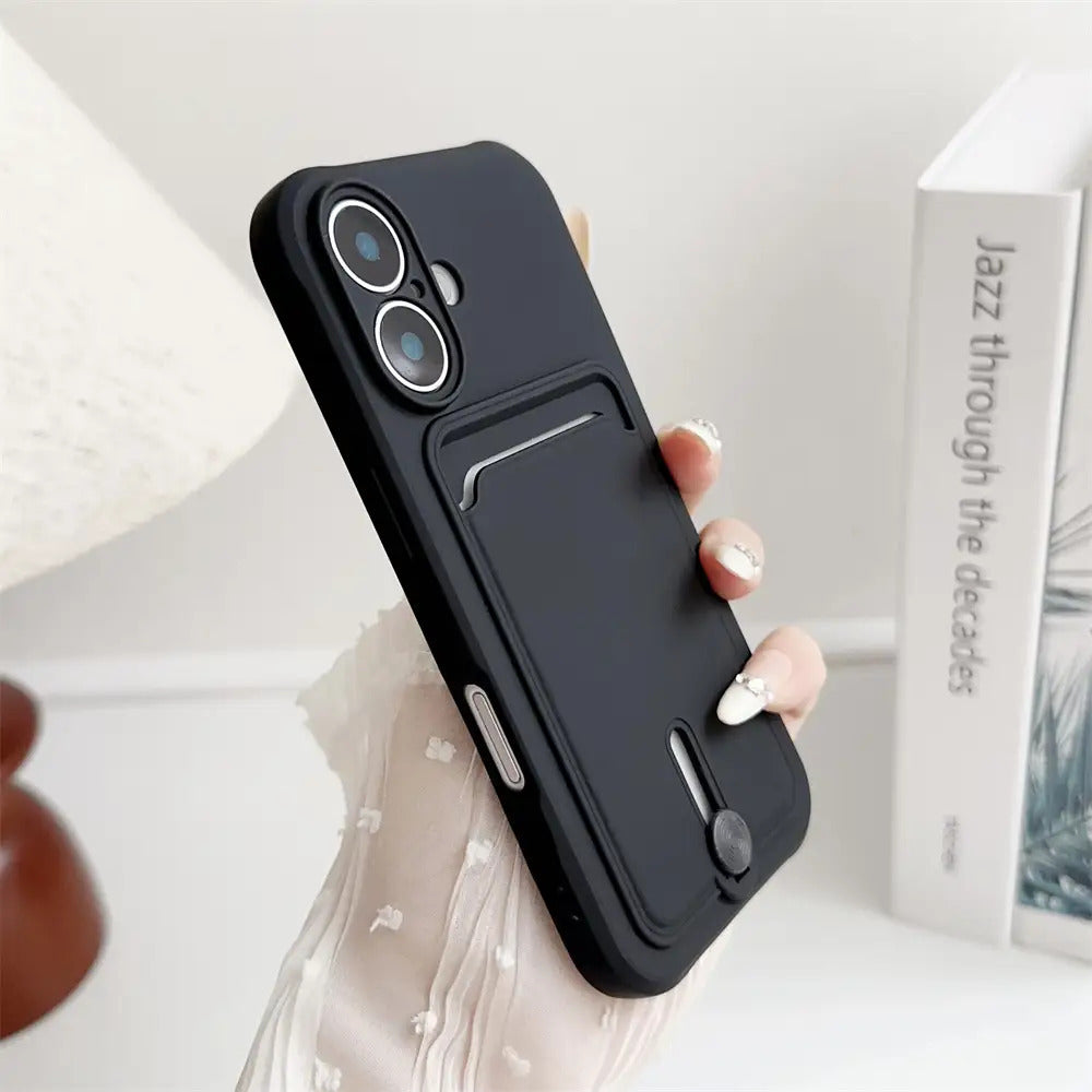 Colorful Candy Wallet TPU with Card case for iPhone