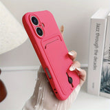 Colorful Candy Wallet TPU with Card case for iPhone