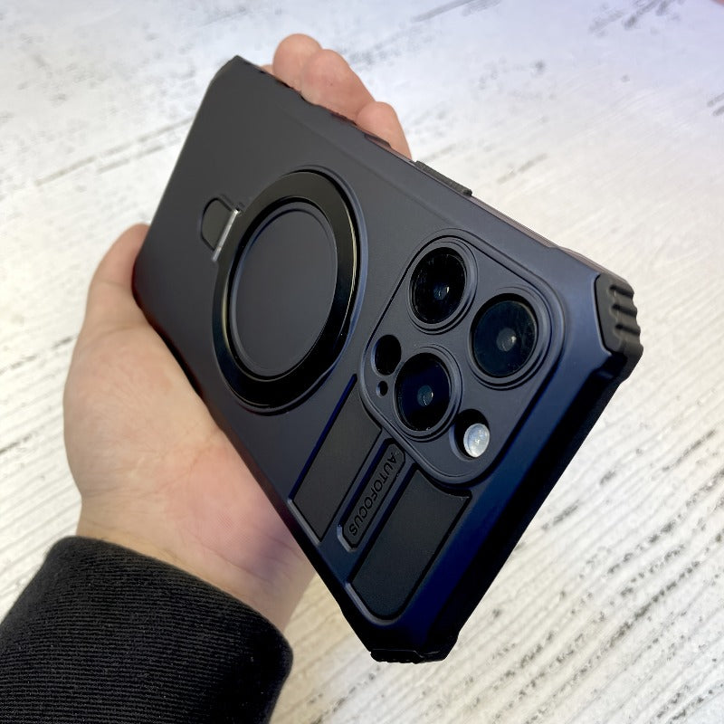 Magnetic suction holderhockproof armor Magsafe Case for iPhone