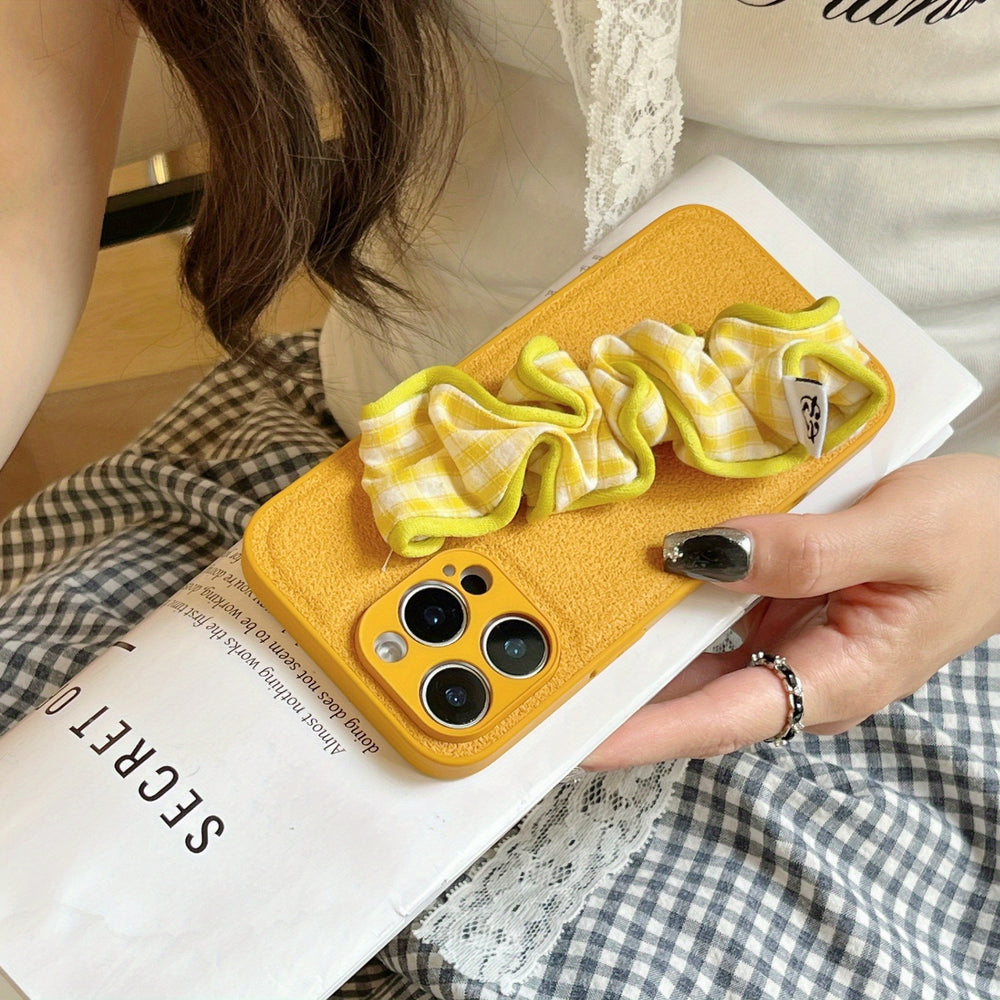 Moon Pit Pattern Wrist Strap Case for iPhone