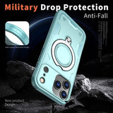 Shockproof Armor Stand Rechargeable iPhone Case