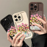Colorful Flower Simple Creative Mobile Phone Case Suitable for Iphone