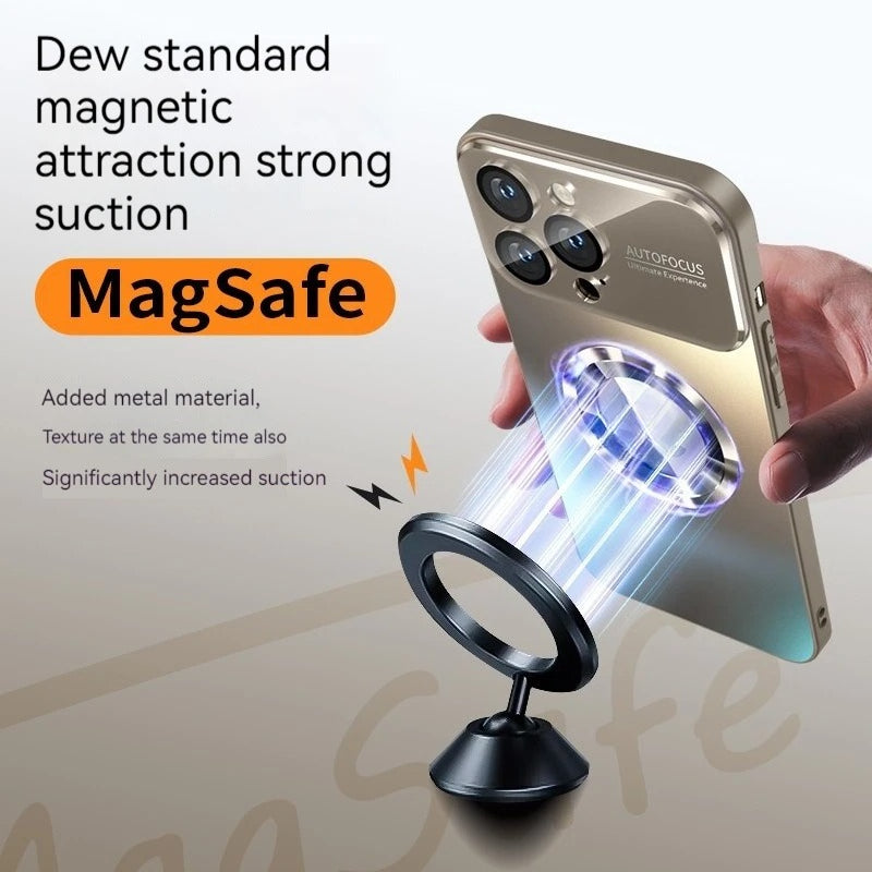 Camera Glass Film Magnetic Magsafe Case for iPhone