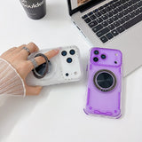 360° Transparent Mecha Phone  Gadget Safety Durable Case for iPhone