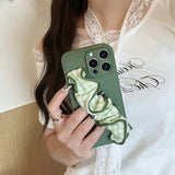 Moon Pit Pattern Wrist Strap Case for iPhone