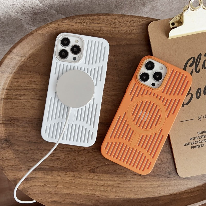 Magsafe Magnetic Skin-like heat dissipation suction Case for iPhone