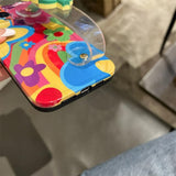 The New Little Yellow Flower Wristband With Lanyard Phone Case for iPhone