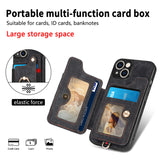 RFID Anti-theft Finger Ring Buckle Lanyard Multi-function Card Holder Phone Case for IPhone