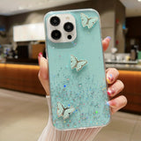Starry Sky Flashing Butterfly  Case  for iPhone