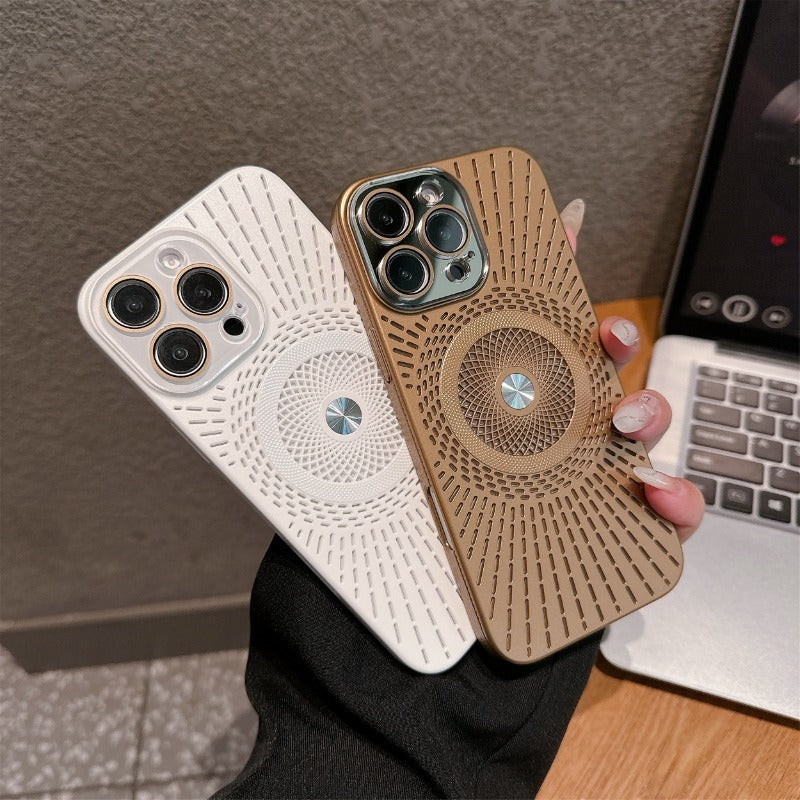 Thin and Cool Oil Spray Cooling Shell Suitable  case for iPhone