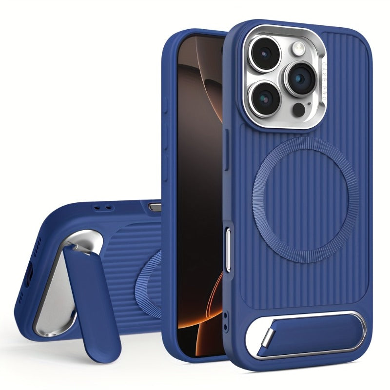 Magnetic Induction Phone Stand Case for iPhone