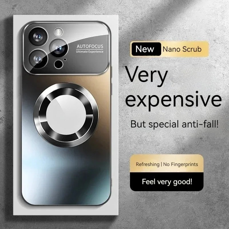 Camera Glass Film Magnetic Magsafe Case for iPhone