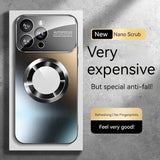 Camera Glass Film Magnetic Magsafe Case for iPhone