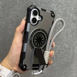 Electroplating Magnetic Gyroscope Holder Wristband  Case for iPhone