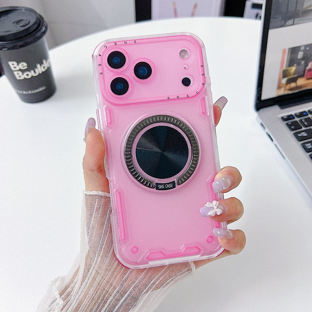 360° Transparent Mecha Phone  Gadget Safety Durable Case for iPhone