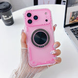 360° Transparent Mecha Phone  Gadget Safety Durable Case for iPhone