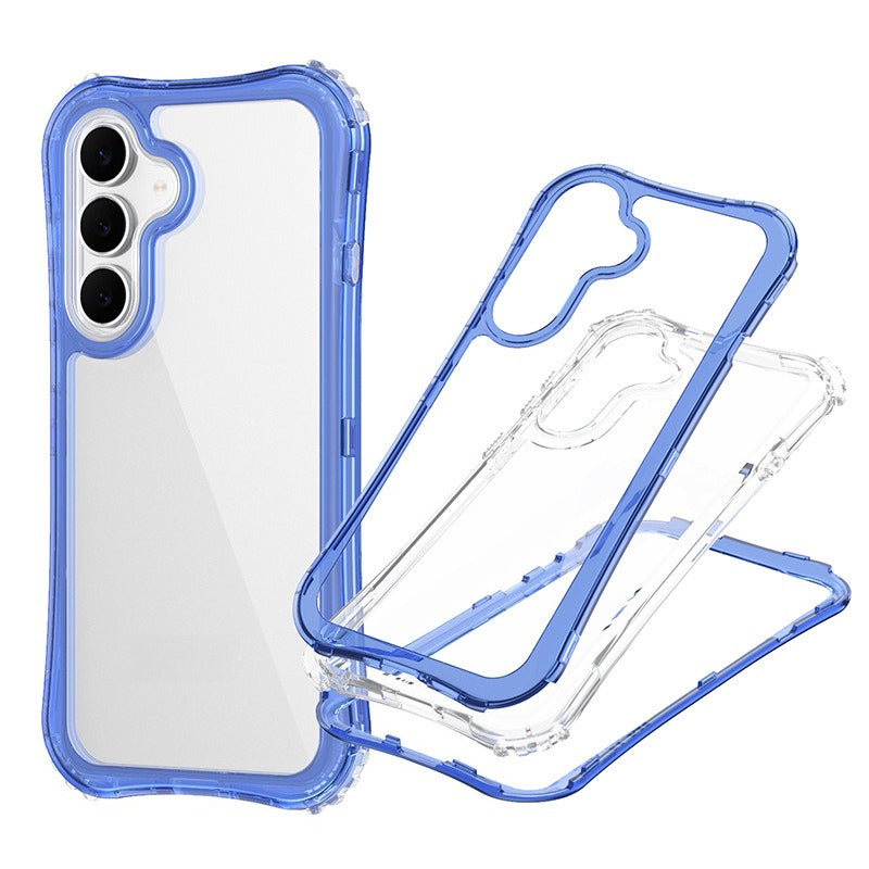 New Slim Transparent  All-Over-Coverage Thin Phone Case for Samsung