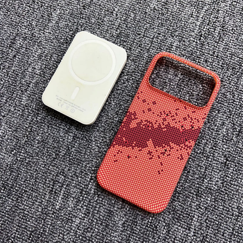 Colorful Kevlar Pattern Magnetic Phone Case for IPhone