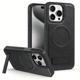 Leather Case with Hidden Stand Case for iPhone