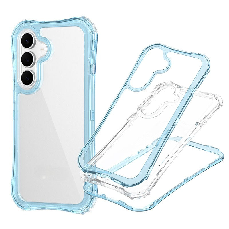 New Slim Transparent  All-Over-Coverage Thin Phone Case for Samsung