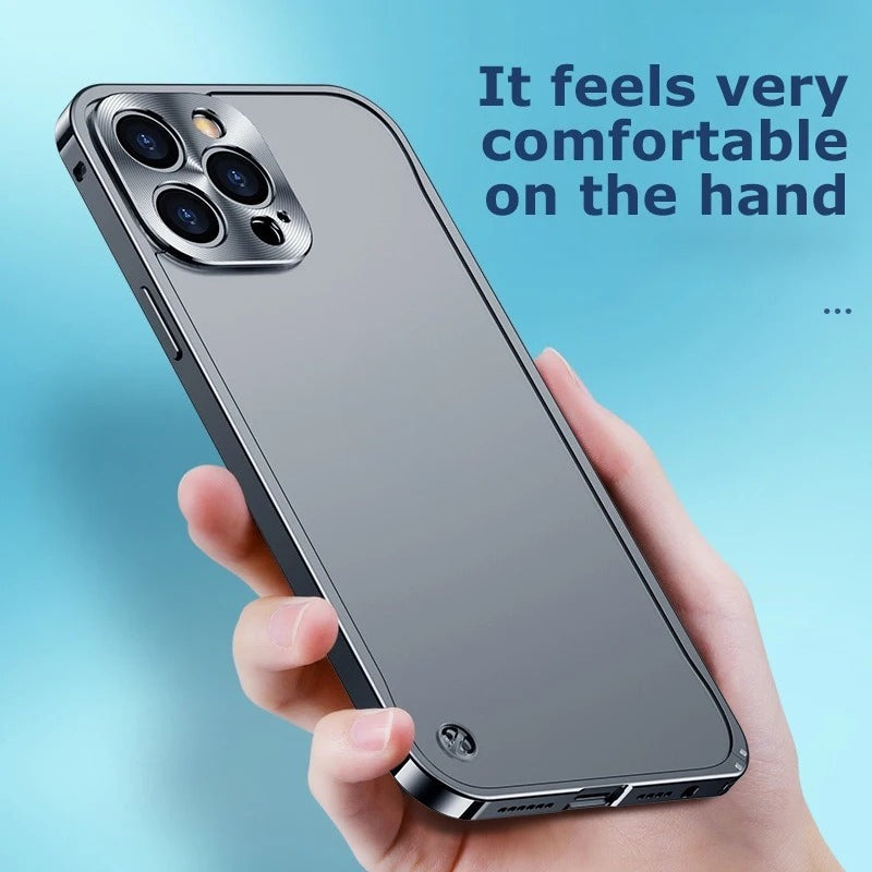Luxury Shockproof Case with Metal Edge for iPhone