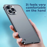 Luxury Shockproof Case with Metal Edge for iPhone