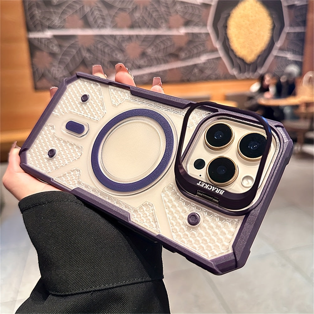 Magsafe Magnetic Wireless Charging  Camera Lens Holder Case for iPhone