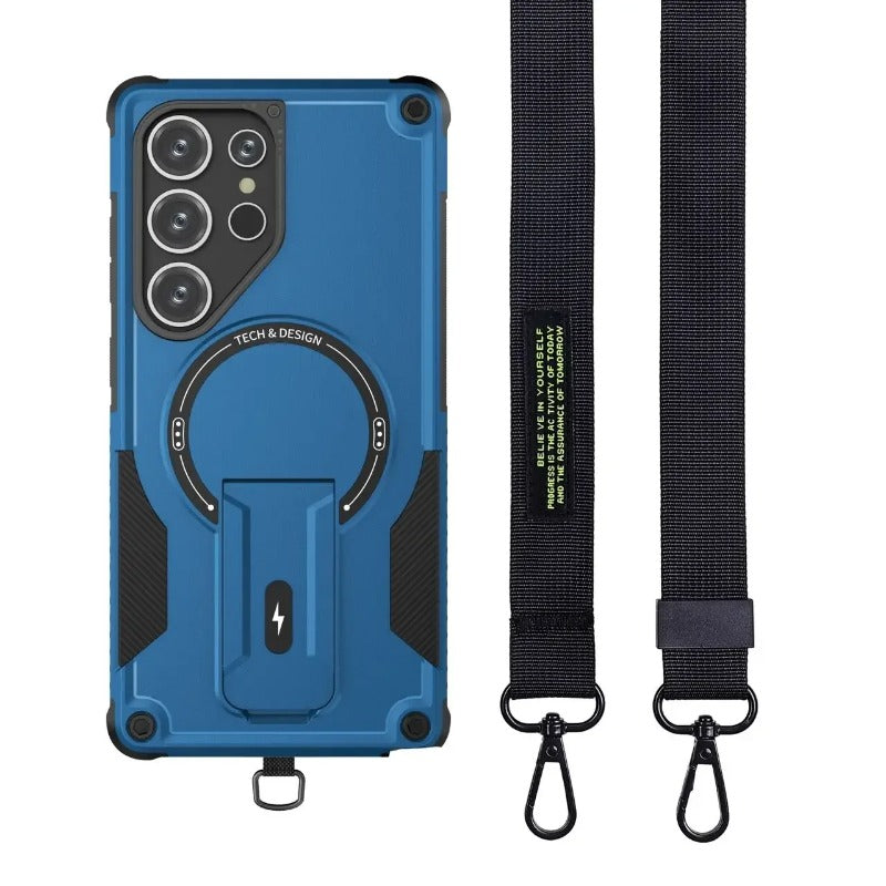 Magsafe Magnetic Crossbody Phone Stand Case for Samsung