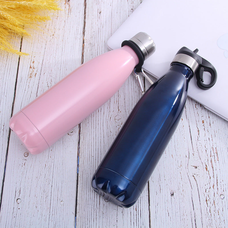 Stainless steel coke bottle outdoor portable thermos cup