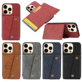 Stylish Multi-Functional Leather Card Holder, Wallet, and Phone Case (3-In-1) for IPhone