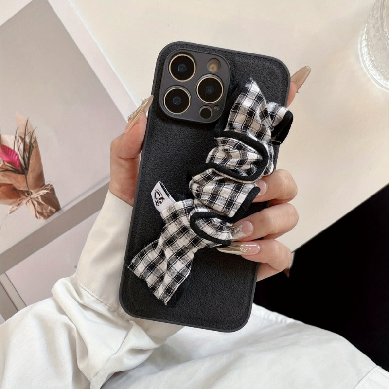 Moon Pit Pattern Wrist Strap Case for iPhone