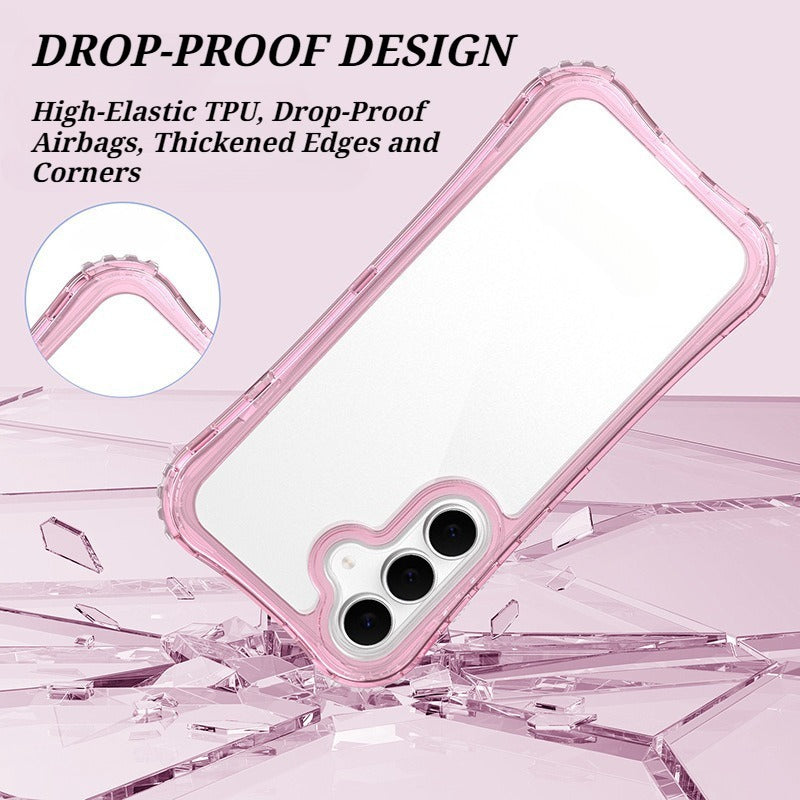 New Slim Transparent  All-Over-Coverage Thin Phone Case for Samsung