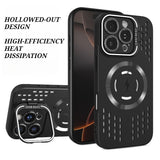 New Full-Coverage Heat Dissipation Magnetic Stand Phone Case for IPhone