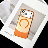 Matte Magsafe Flip Camera Protection Stand Holder Bracket Case for iPhone