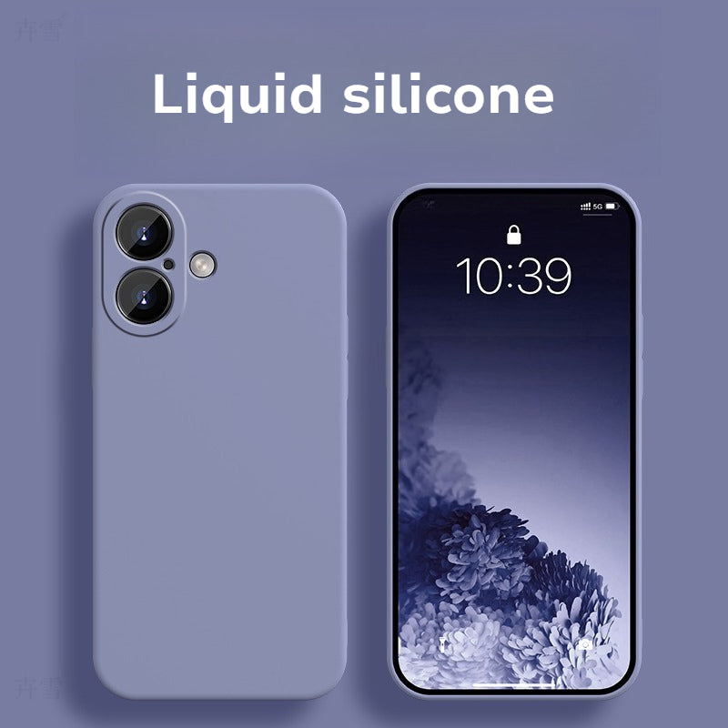New Liquid Silicone Anti-Fingerprint Anti-Drop Skin-Friendly Phone Case for IPhone