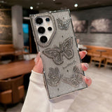 Luxury Diamond Butterfly Premium Phone Case for Samsung
