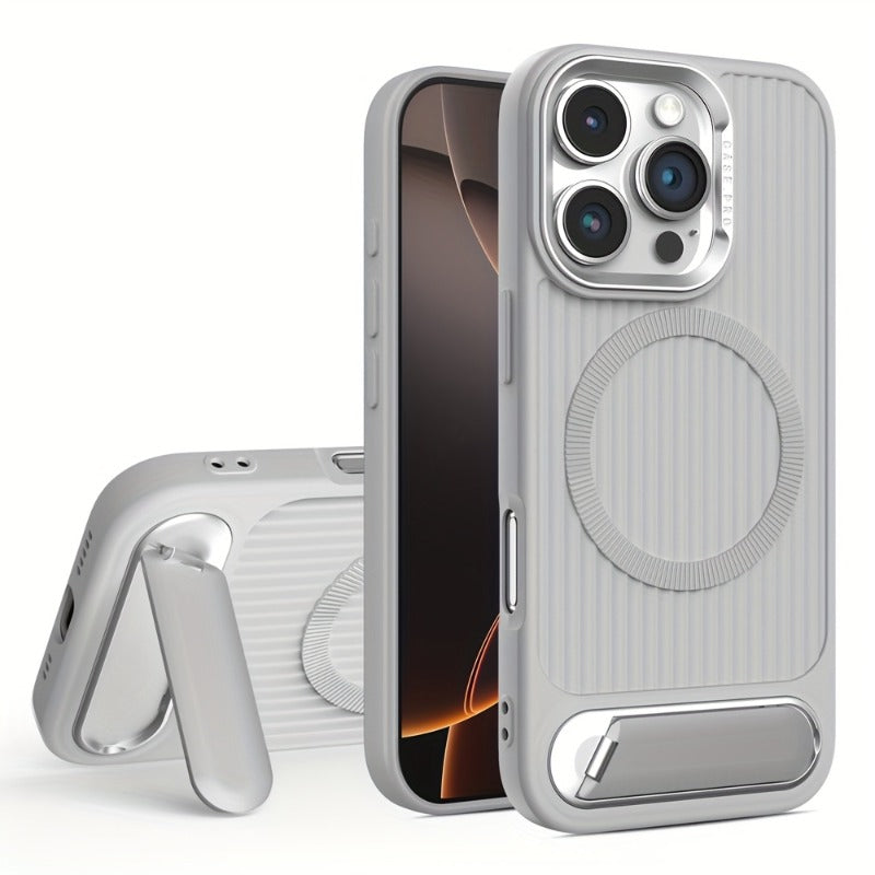 Magnetic Induction Phone Stand Case for iPhone