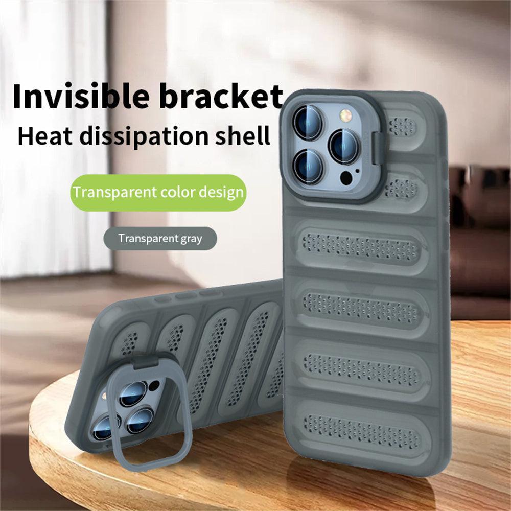 Invisible bracket coolingprotective case a Case for iPhone