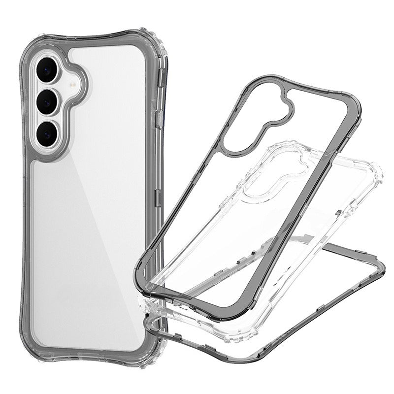New Slim Transparent  All-Over-Coverage Thin Phone Case for Samsung