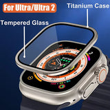 Aluminium Alloy Case+Tempered Glass for Apple Watch Ultra