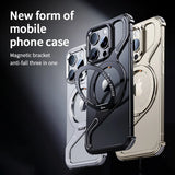 Aluminum Alloy Frameless Heat Dissipation Magnetic Case For iPhone