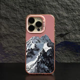 Beautiful Snow Mountain Soft Case For iPhone