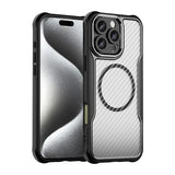 Brushed Carbon Fibre Magnetic Case For iphone