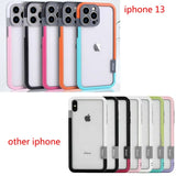 Bumper Dual Color Border Soft Case For iPhone