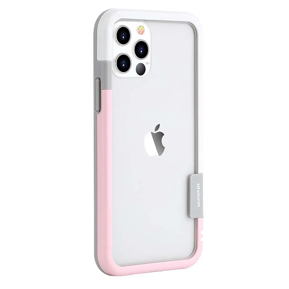 Bumper Dual Color Border Soft Case For iPhone