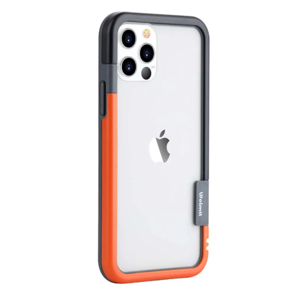 Bumper Dual Color Border Soft Case For iPhone