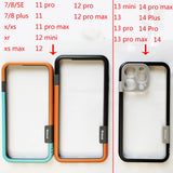 Bumper Dual Color Border Soft Case For iPhone