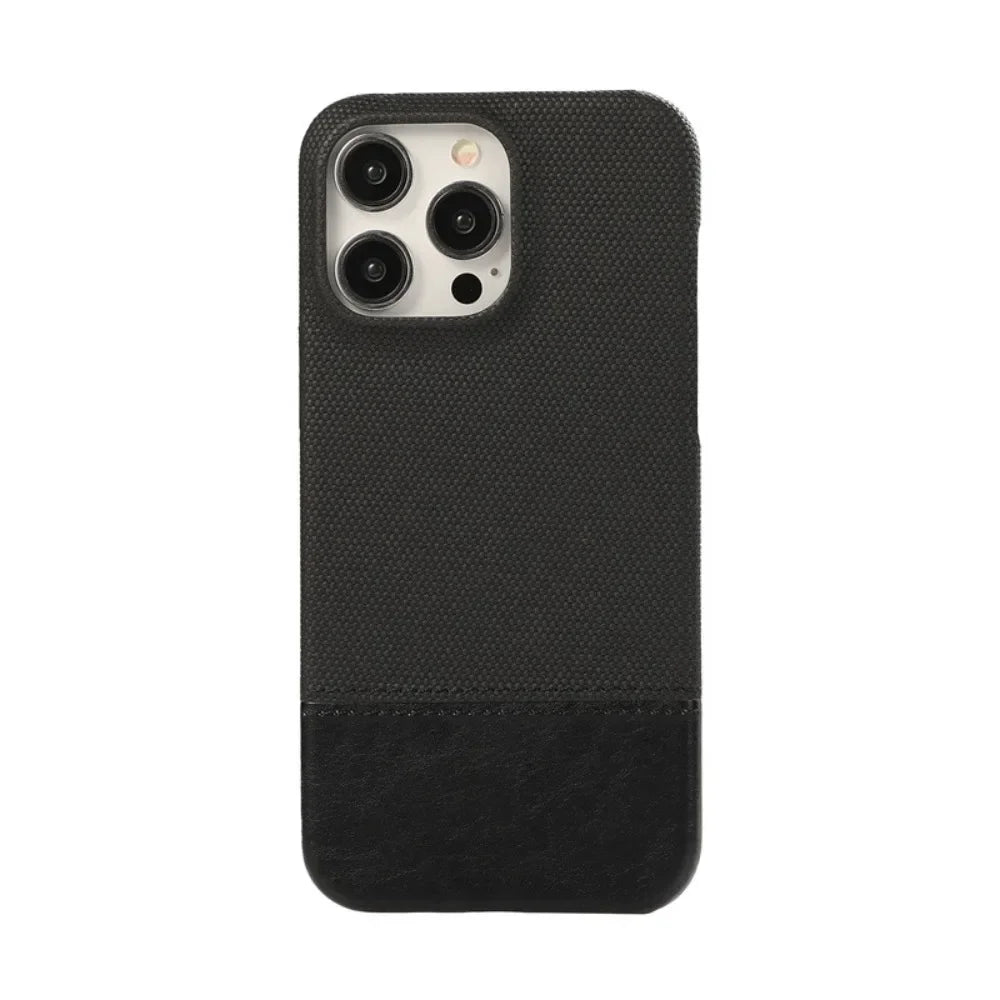 Business Style Splicing Design Phone Case for iPhone